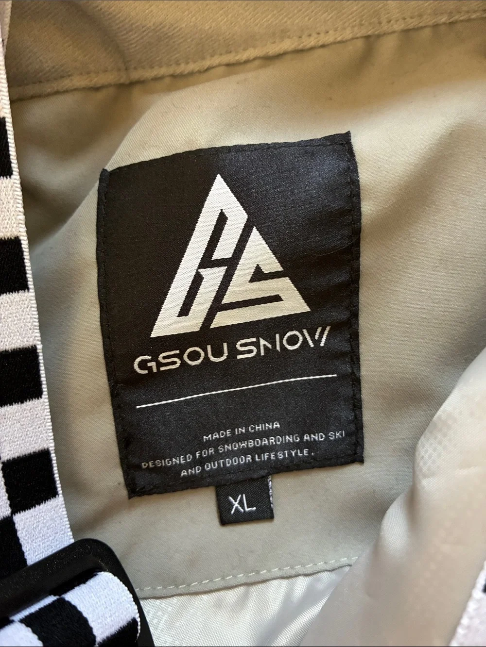 Gsou Snow Women's Black Flare Snow Pants with Checkered Suspenders NWT XL